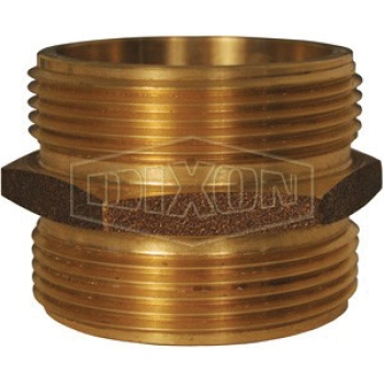 1-1/2 NST Dixon Valve DFP1515F Brass Fire Equipment Female Double Female Swivel with Pin Lug NH 