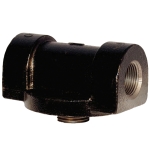 Cim-Tek® 50003 Cast Iron Mounting Adaptor, 3/4 in NPT, 1-12, Threaded, For 200, 250, 260, 300 Series and 70002, 70046, 70819, 70003, 70094, 70095, 70230, 70234, 70122, 70018, 70059, and 70064 Fuel Filters
