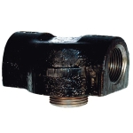 Cim-Tek® 50004 Cast Iron Mounting Adaptor, 1-3/8-12, Threaded, For 200A, 250A, 260A Series and 70004, 70045, 70821, 70005, 70221, 70225, 70061, 70066 and 70089 Fuel Filter