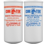 Cim-Tek® 800 Spin On Fuel Dispenser Filter, 1-1/2 in, 20 um, 40 gpm, Hydrosorb Filter