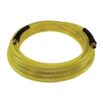Coilhose® Flexeel® PFE Transparent Yellow Polyurethane Air Hose, 1/4 in MPT, 50 ft L, 200 psi