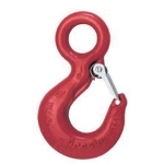 Crosby® L-320A Self-Colored Alloy Steel Eye Hook with Latch, 1.6 ton