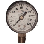 Dixon® GL100 Standard Dry Gauge, 2 in Dial, 0 - 15 psi