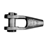 Esco® 4043941 Galvanized Steel Open Spelter Socket, 0.56 - 0.63 in
