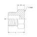 Brennan 8555-P-10x1.5 8555-P-10X1.5