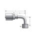 Gates® 16G-16FFORX90M 16G-16FFORX90M