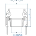 PT Coupling 1400205 1/2B SS