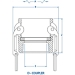 PT Coupling 1400407 07D SS DOM