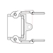 PT Coupling 62800040 40VL BR