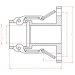 PT Coupling 64543000 PF30C SS