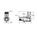 Super Swivels® 9 SS 12 MP 75 X MP 75-Z-V 9SS12MP75XMP75-Z-V