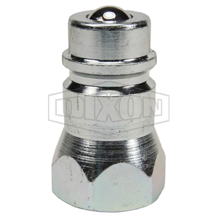 Dixon 6HTF6 Steel Flush Face Hydraulic Quick-Connect Fitting, Coupler, 4" Coupling x 4"-14 NPTF - 2