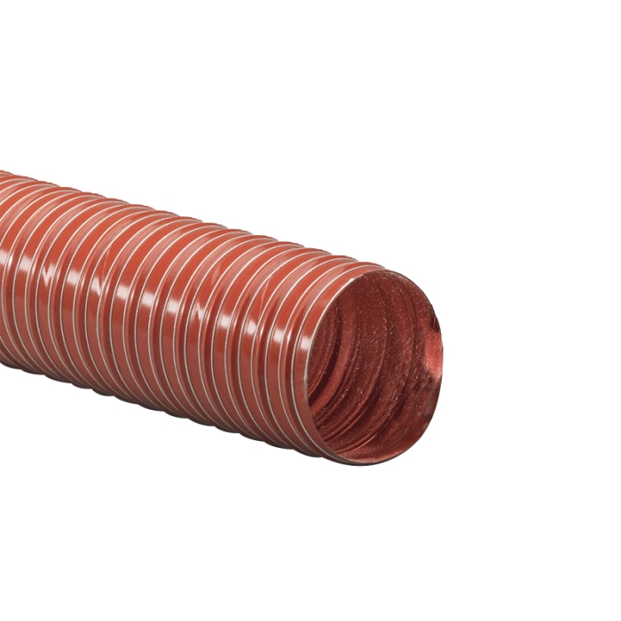 Heat Flex GS Red 2 Ply Silicone Coated Fiberglass Ducting Hose 12ft for sale online 6 Inch I.d 
